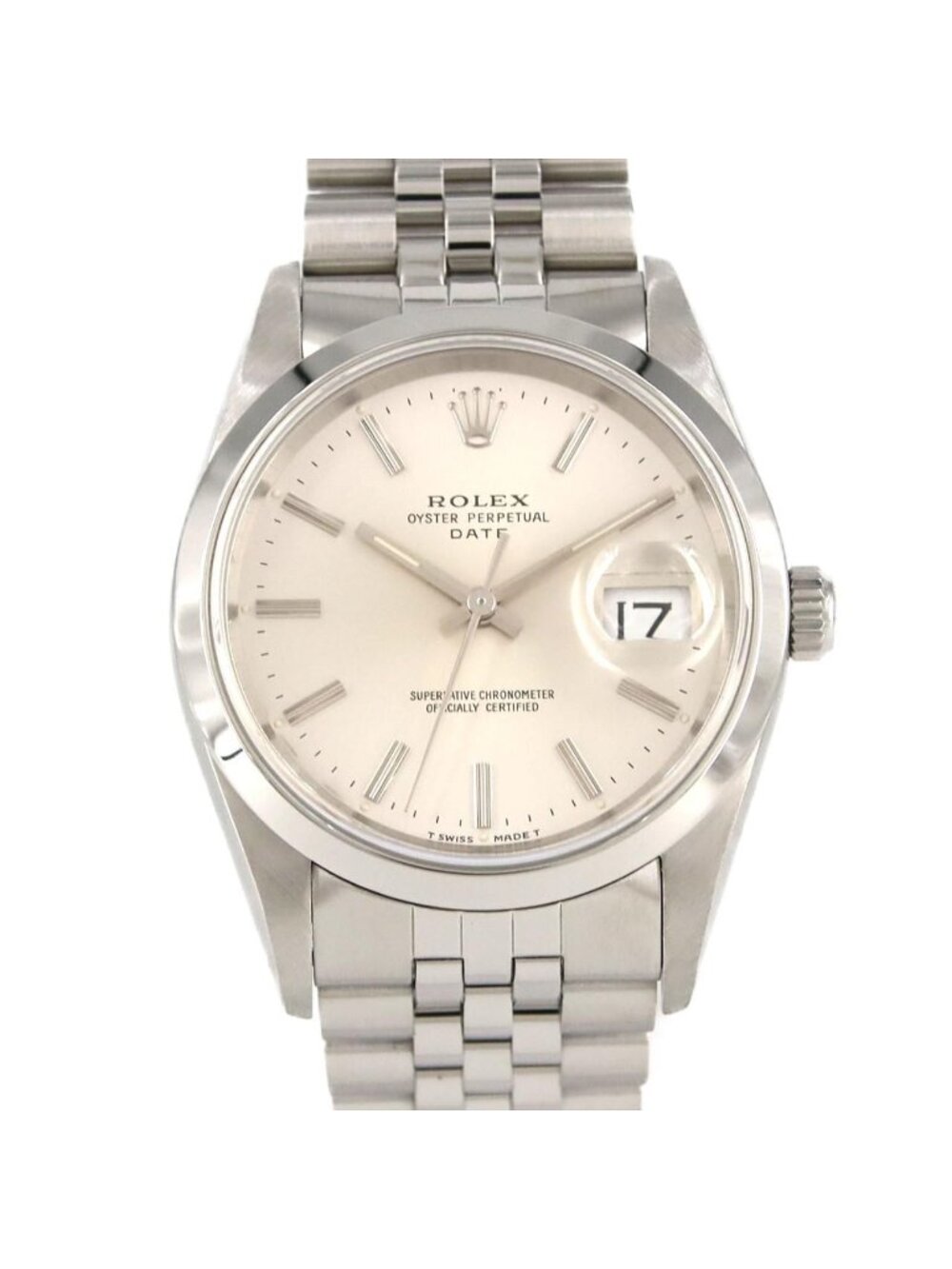 Rolex Oyster Perpetual Date 5 SS Automatic Winding Number Watch